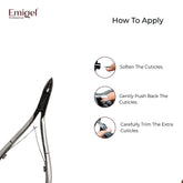 Emigel - Nail Cuticle Cutter - (Premium) Pack of 1 Pc